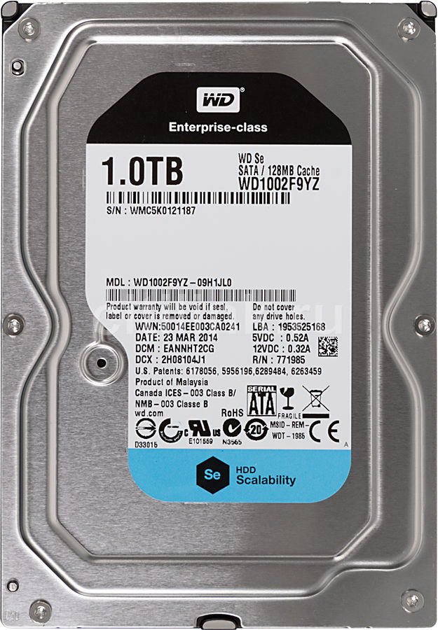 Ổ cứng Western Digital Enterprise Se 1TB SATA