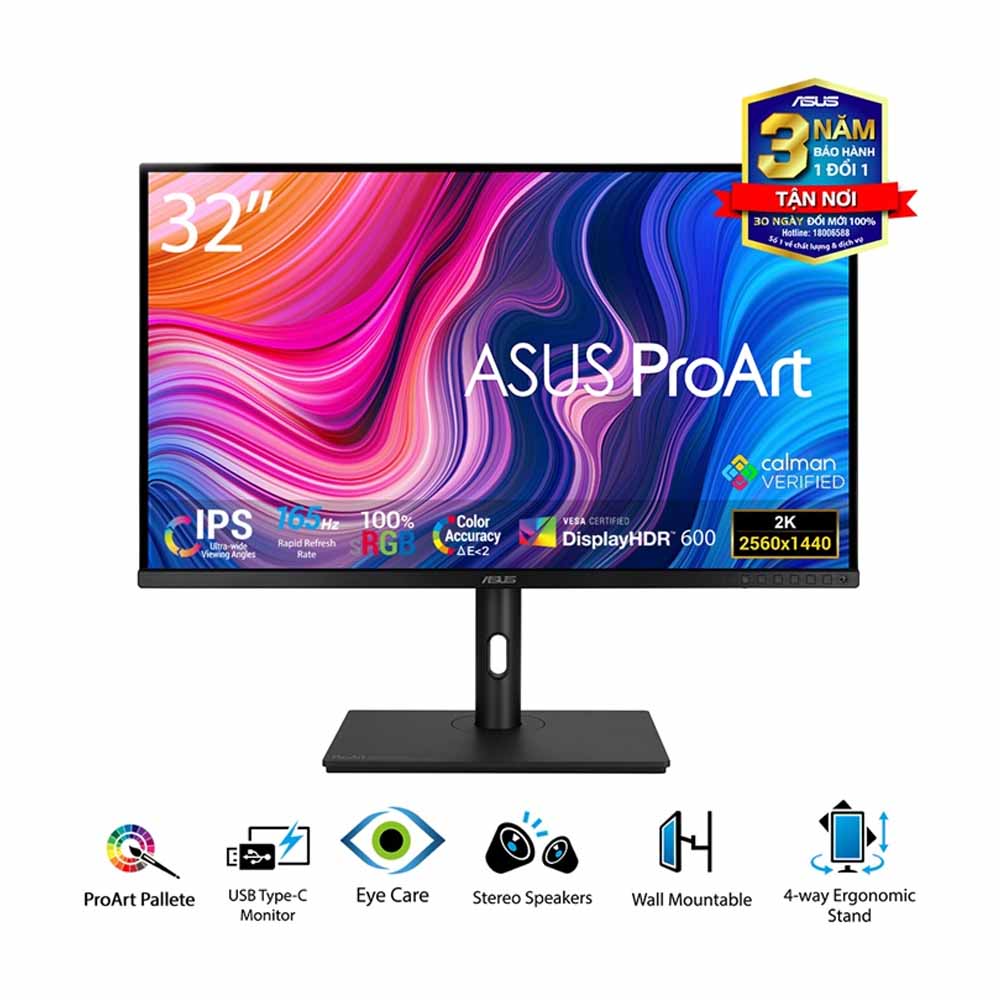 Màn hình ASUS ProArt Display PA328CGV 32 inch 2K IPS 165 Hz