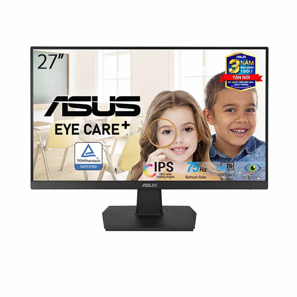 Màn hình ASUS VA27ECE 27 inch Full HD IPS 75Hz