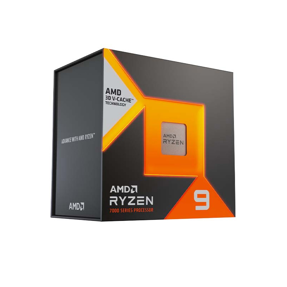 CPU AMD Ryzen 9 7900X3D 4.4 GHz (5.6 GHz with boost) / 128MB cache / 12 cores 24 threads / socket AM5 / 120 W)