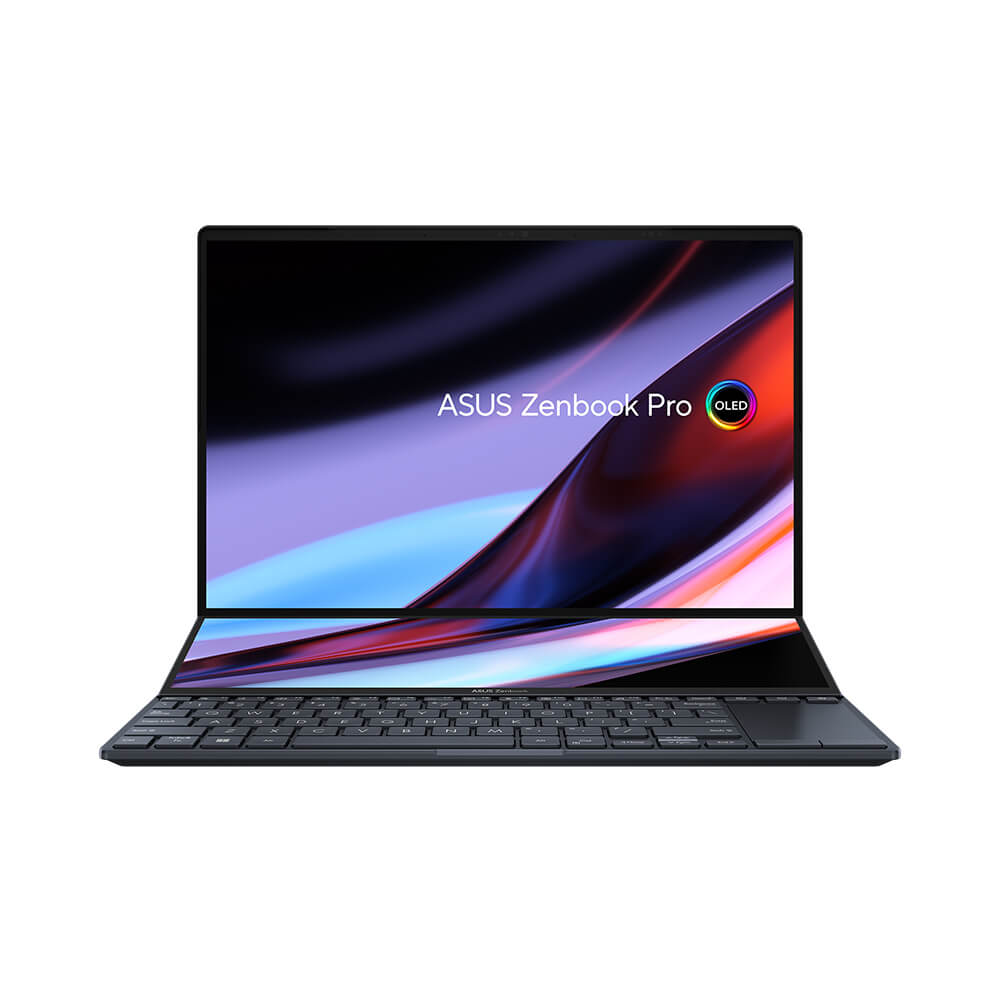 Laptop Asus Zenbook Pro 14 Duo OLED UX8402VU-P1028W (Core i9-13900H |RTX 4050 6GB | 32GB | 1TB |  14.5 inch 2.8K OLED | Cảm ứng | Win 11 | Đen)