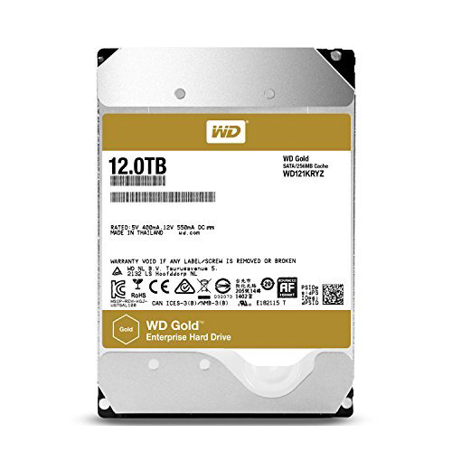 Ổ cứng Western Digital Gold 12TB SATA 3 256MB Cache 7200RPM WD121KRYZ