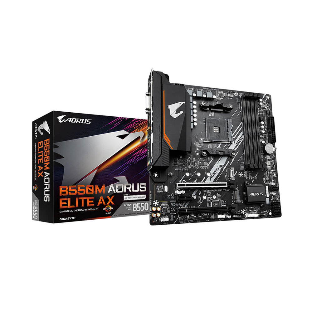 Mainboard Gigabyte B550M AORUS ELITE AX (Wifi+Bluetooth)