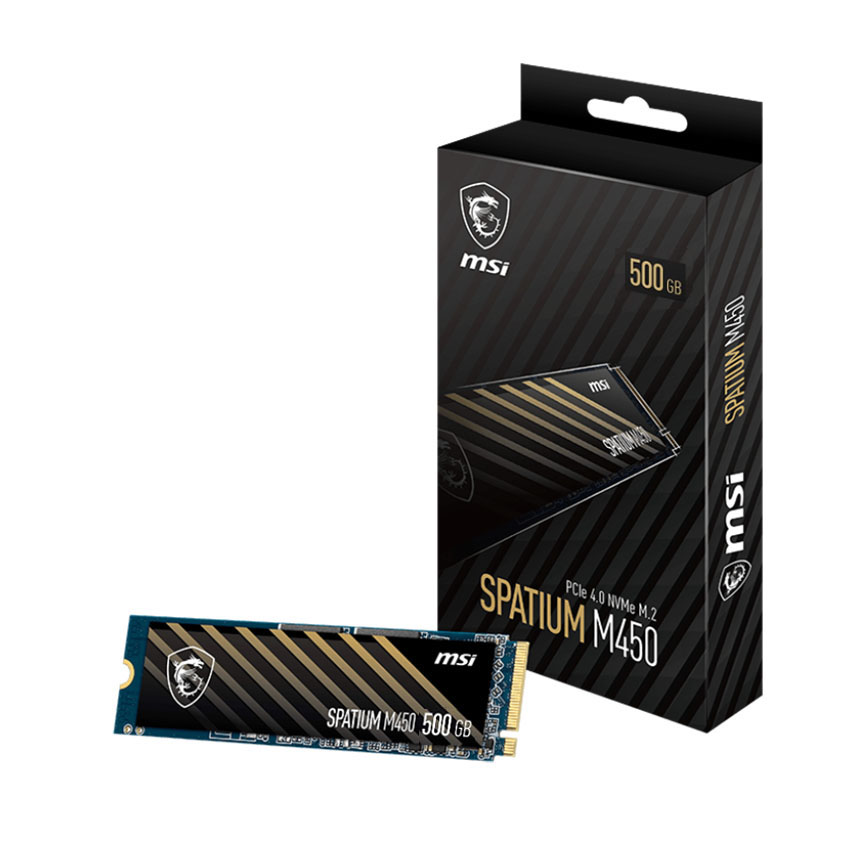 Ổ cứng SSD MSI SPATIUM M450 500GB NVMe 2280 PCIe Gen 4x4