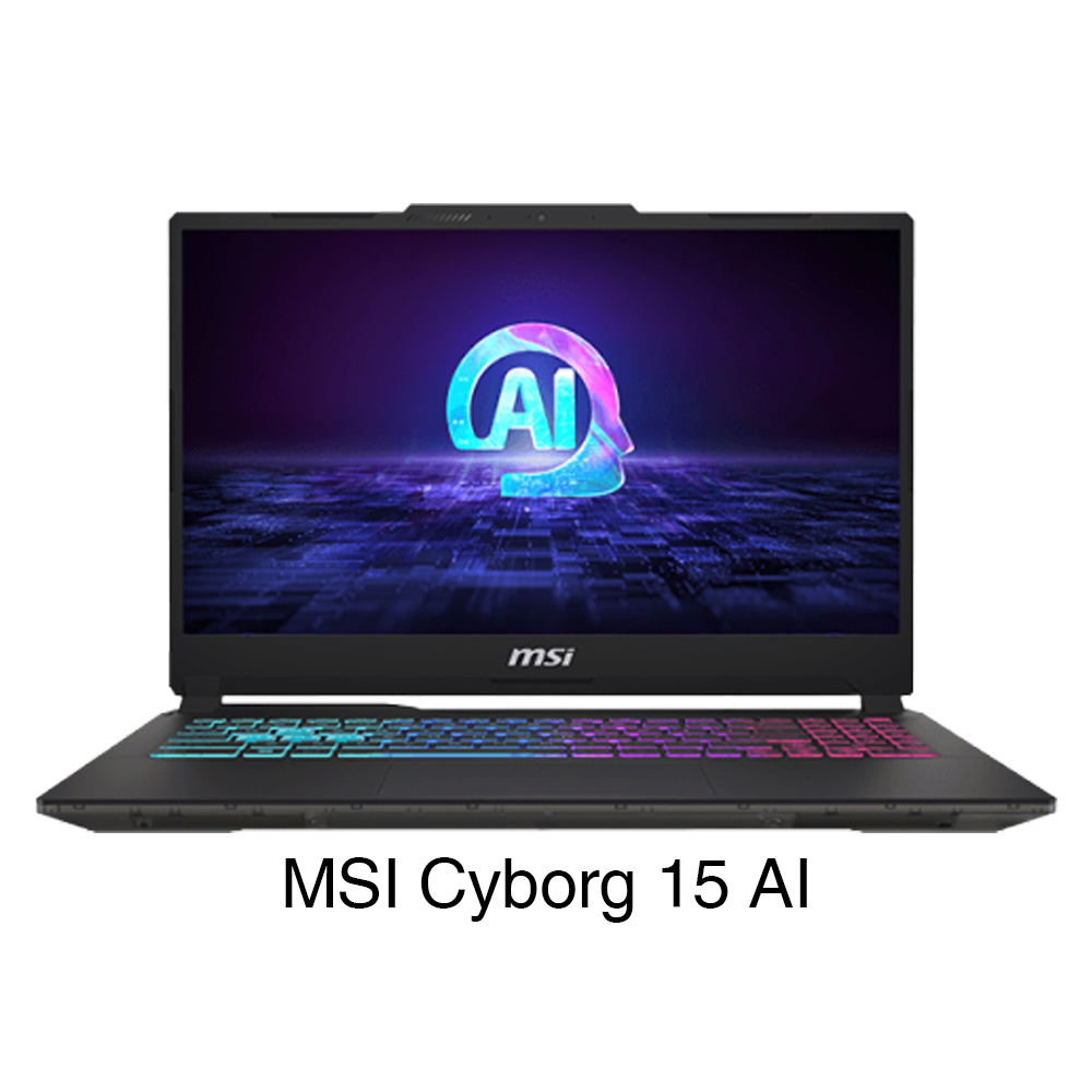 Laptop MSI Cyborg 15 AI A1VEK 053VN (Intel Core Ultra 7 155H | 16GB | 512GB | RTX 4050 GDDR6 | 15.6 inch FHD | Windows 11 Home | Black)