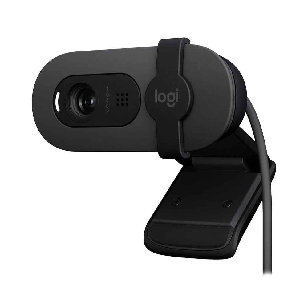 Webcam Logitech Brio 100 Full HD 1080p Than chì - 960-001587