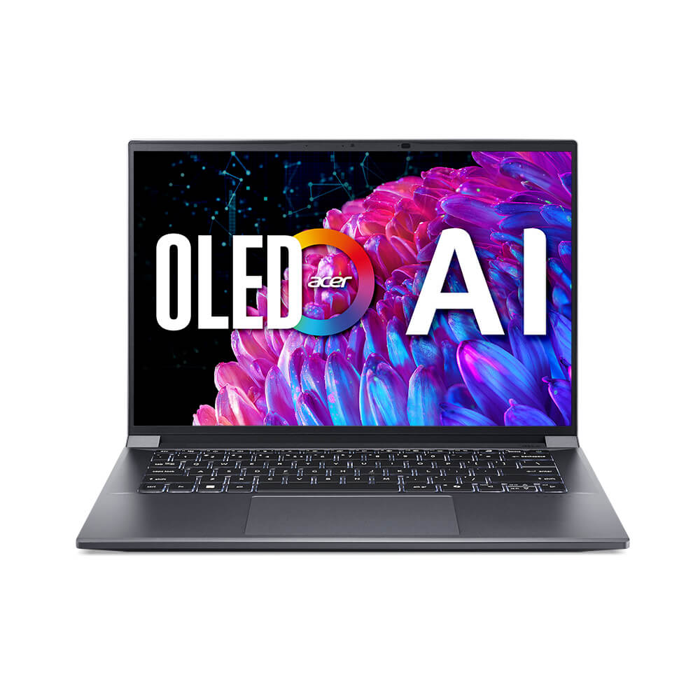 Laptop Acer Swift X 14 AI SFX14-72G-77F9 (Intel Core Ultra 7 155H | 32GB | 1TB | RTX 4050 | 14 inch 2.8K OLED | Win 11 | Xám)