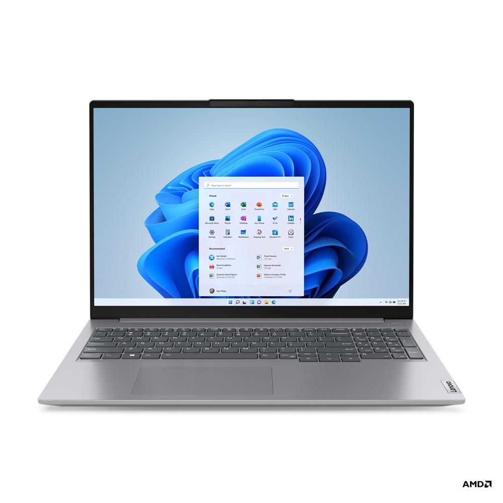 Laptop Lenovo ThinkBook 16 Gen 6 21KK0060VN (AMD Ryzen 7 7730U | 32GB | 1TB | AMD Radeon | 16 inch WQXGA | Win 11 | Xám)