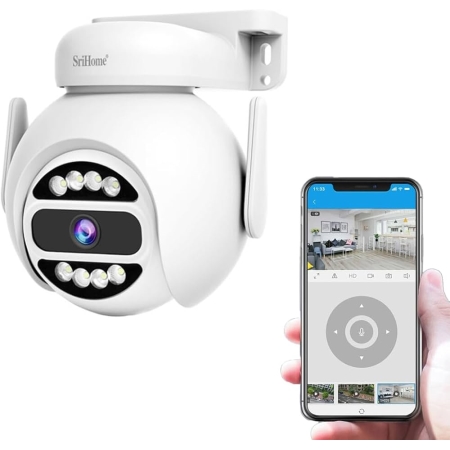 Camera Wifi Ngoài Trời SH047 - Camera Hình Ảnh Rõ Nét, Chế Độ Xem Siêu Mượt