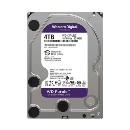 Ổ cứng Western Digital Purple 4TB 256MB Cache 5400RPM WD42PURZ