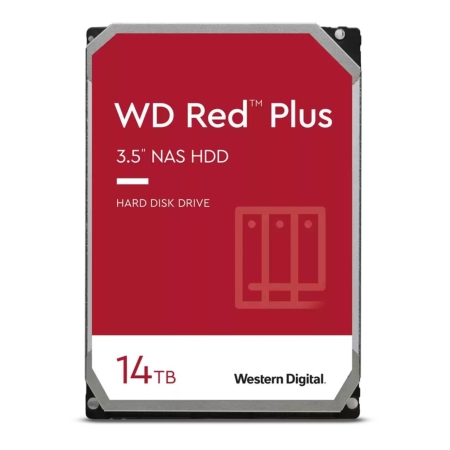 Ổ cứng Western Digital Red Plus 14TB 3.5 inch 512MB Cache 7200RPM WD140EFGX