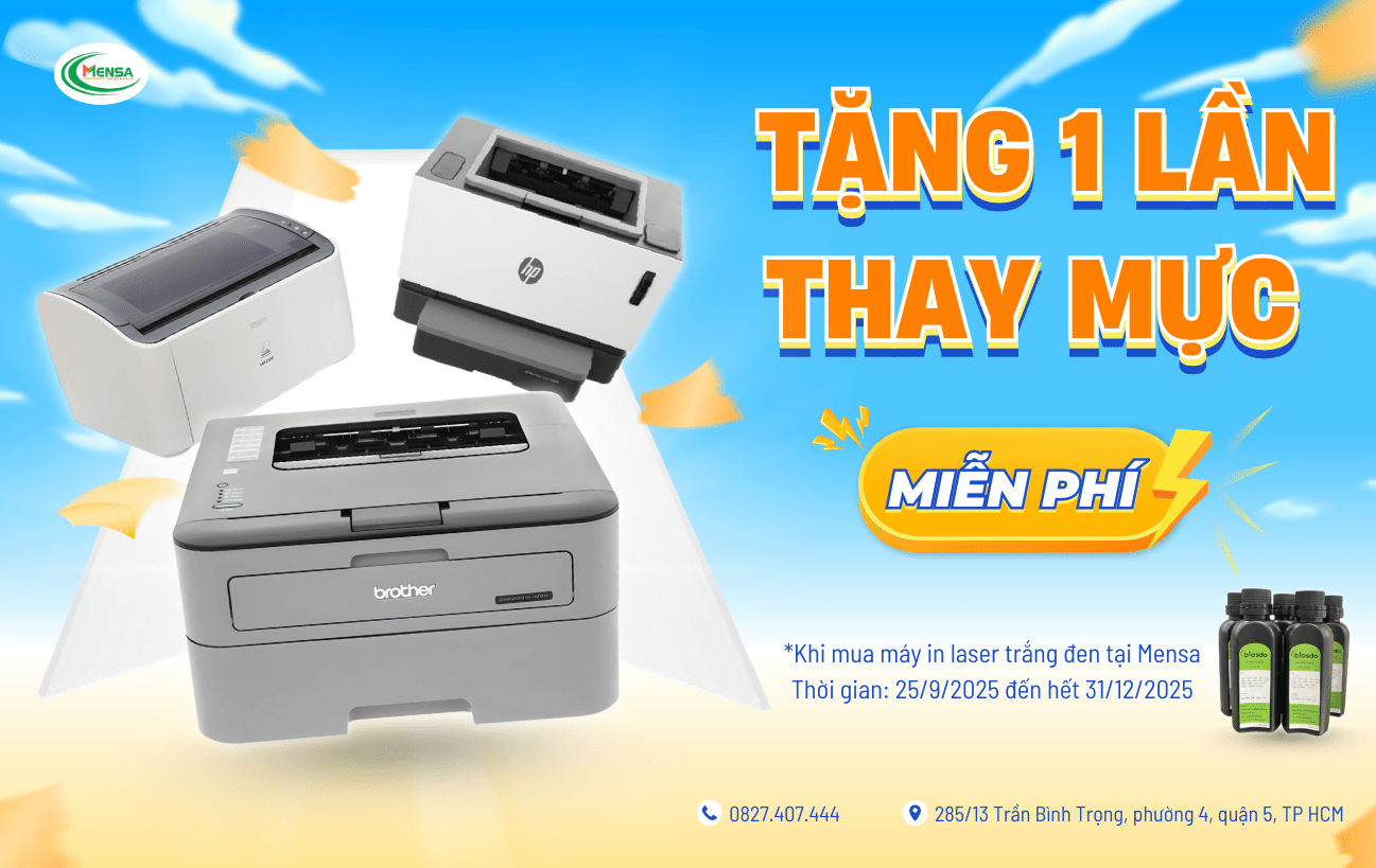 Chương trình tặng 1 lần thay mực