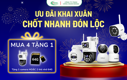 Mua 4 camera tặng quà khủng