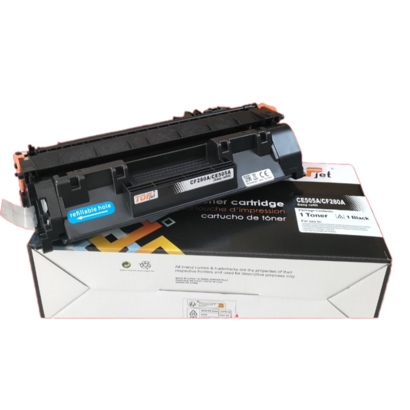 Mực in TOPjet HP CE505A/80A/CANON 319/719 dùng cho HP LaserJet P2035/401N/401D - Canon LBP 6300/6650