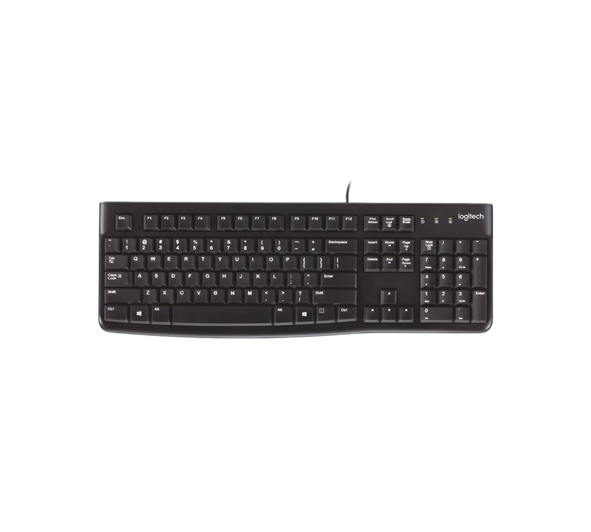 Bàn phím Logitech K120 (USB/Đen)