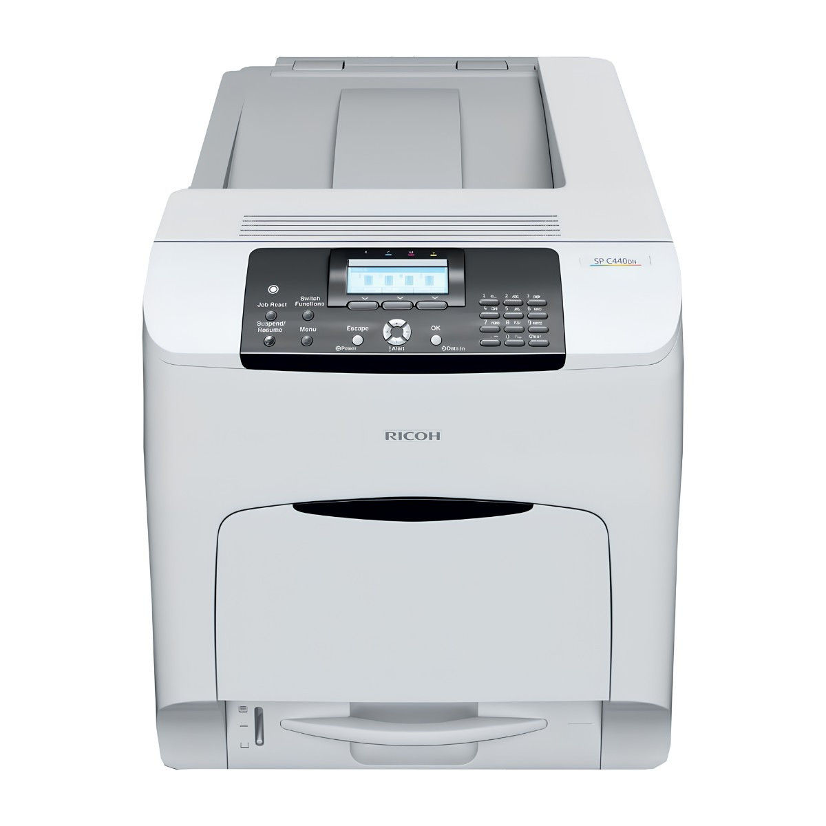 Cho thuê máy Ricoh Aficio SP C440DN, Khổ A4, in qua mạng LAN