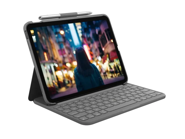 Bàn phím + Bao da Logitech SLIM FOLIO cho Ipad