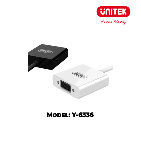 Đầu đổi Mini DP -> VGA UNITEK Y-6336