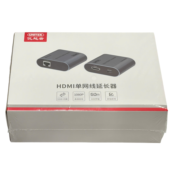 Bộ nối dài HDMI bằng dây LAN 60M HD Extender UNITEK V178A