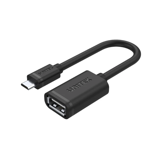 Bộ chuyển đổi Micro USB -> USB-A OTG (USB 2.0) UNITEK Y-C438GBK