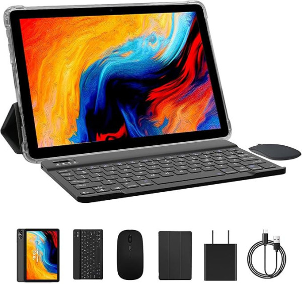 Máy tính bảng PRITOM TOUCH 10 Plus 10 inch Android 13, 8(4+4)GB+64GB 1TB mở rộng, WiFi 6, Loa hộp kép, BT5.0, Google GMS, 2.0GHz