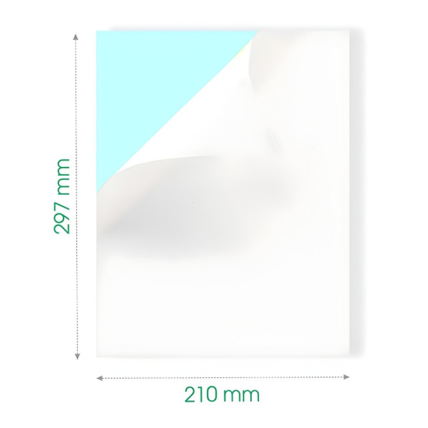 Giấy Decal A4 đế xanh (100 tờ/xấp)