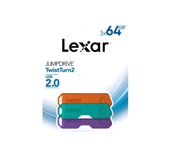 Lexar 64Gb - Twist Turn 2 - USB 2.0 