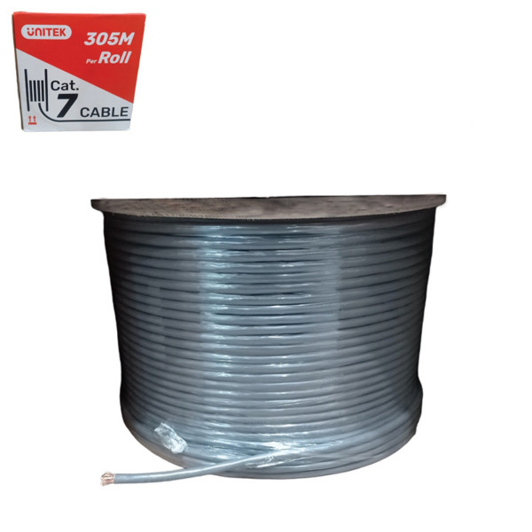 Cáp mạng SFTP Cat7 cuộn 305M UNITEK C18131GY