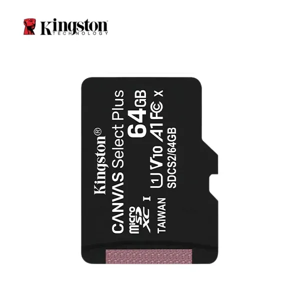 Thẻ nhớ MicroSD 64G KINGSTON CANVAS Select 100R Box Class10 U1 V10 100MB/s Chính hãng