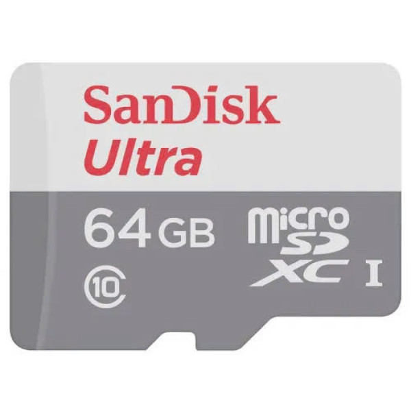 Thẻ nhớ MicroSD 64G SANDISK ULTRA SDSQUNR-064G-GN3MN Box Class10 100MB