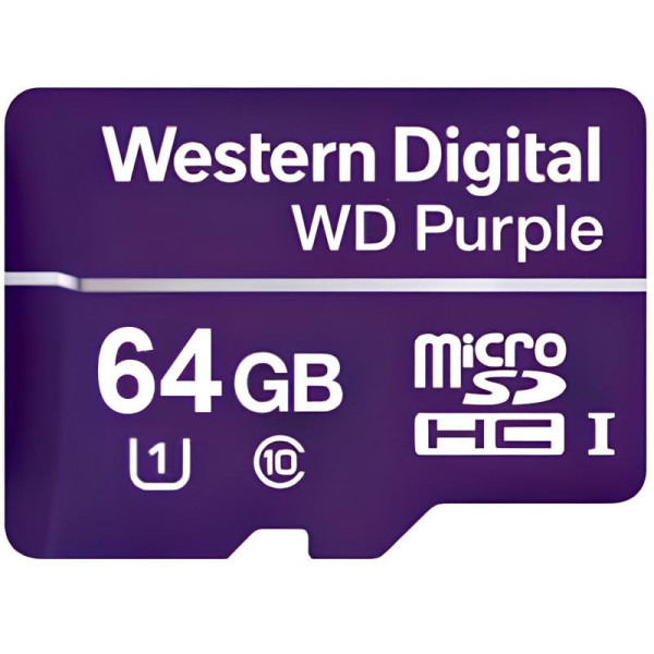 Thẻ nhớ MicroSD 64G Western Digital Purple Box Class10 U3 100MB/s