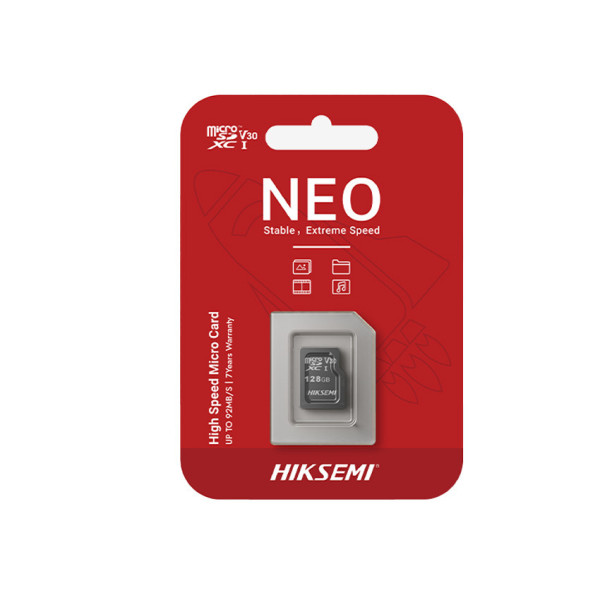 Thẻ nhớ MicroSD 128G HIKSEMI Box Class10 V30 92MB/s Chính hãng