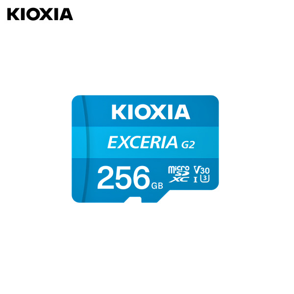 Thẻ nhớ MicroSD 256G KIOXIA EXCERIA G2 Box Class10 V30 U3 100MB/s Chính hãng