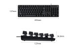Bàn gaming Logitech G413 SE Brown Switch White Led