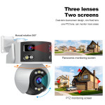 SriHome SH055 Camera Quan Sát Đa Ống Kính Góc Siêu Rộng 8MP Camera PTZ Toàn Cảnh Toàn Cảnh Zoom Quang Học 5X