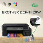 Máy in phun màu Brother DCP-T420W (A4/A5/ In/ Copy/ Scan/ USB/ WIFI) Cũ 90%
