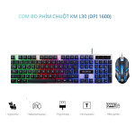 Combo Phím Chuột Coolerplus led có dây KM-L30