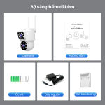 Camera Srihome SH063 ngoài trời, đàm thoại 2 chiều