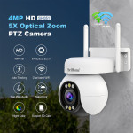 Camera Srihome SH051 - quan sát zoom quang 5X - WiFi 5G - Quay video 2K - Thoại hai chiều