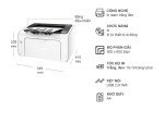 Máy in HP LaserJet Pro M12W (in đen trắng A4)