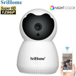 Camera Srihome SH036 Camera quan sát WiFi Super HD 1296P - Chế độ ban đêm đủ màu