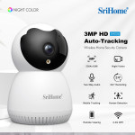 Camera Srihome SH036 Camera quan sát WiFi Super HD 1296P - Chế độ ban đêm đủ màu