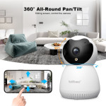 Camera Srihome SH036 Camera quan sát WiFi Super HD 1296P - Chế độ ban đêm đủ màu