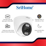 Camera Wifi Srihome SH030 Giám Sát An Ninh Cả Ngày Và Đen, Tầm Nhìn Hồng Ngoại 15m