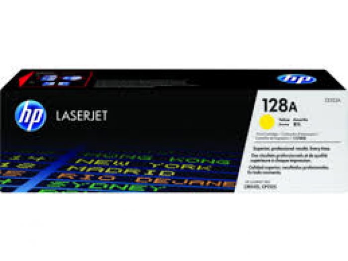 Mực in HP 128A Yellow LaserJet Toner Cartridge (CE322A)