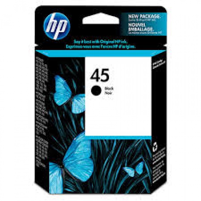 Mực in HP 45 Black Inkjet Print Cartridge (51645A)